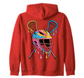 Lax Goalie Lacrosse Goalkeeper Gifts Hoodie - Minimalist Print Men Women