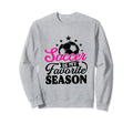 Soccer Is My Favorite Season Sweatshirt - Graphic Print Unisex