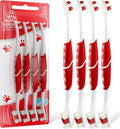 Pet Toothbrush for Dogs, Cats with Soft Bristles - Easy Teeth Cleaning & Dental Care, Non Slip Dual Head Dog Toothbrush