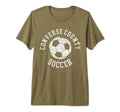 Converse County Soccer Distressed T-Shirt - Casual Everyday Wear Men Women
