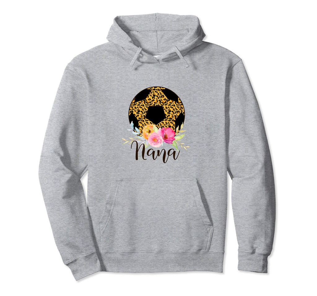 Nana Soccer Gift Leopard Tops Hoodie - Minimalist Print Unisex
