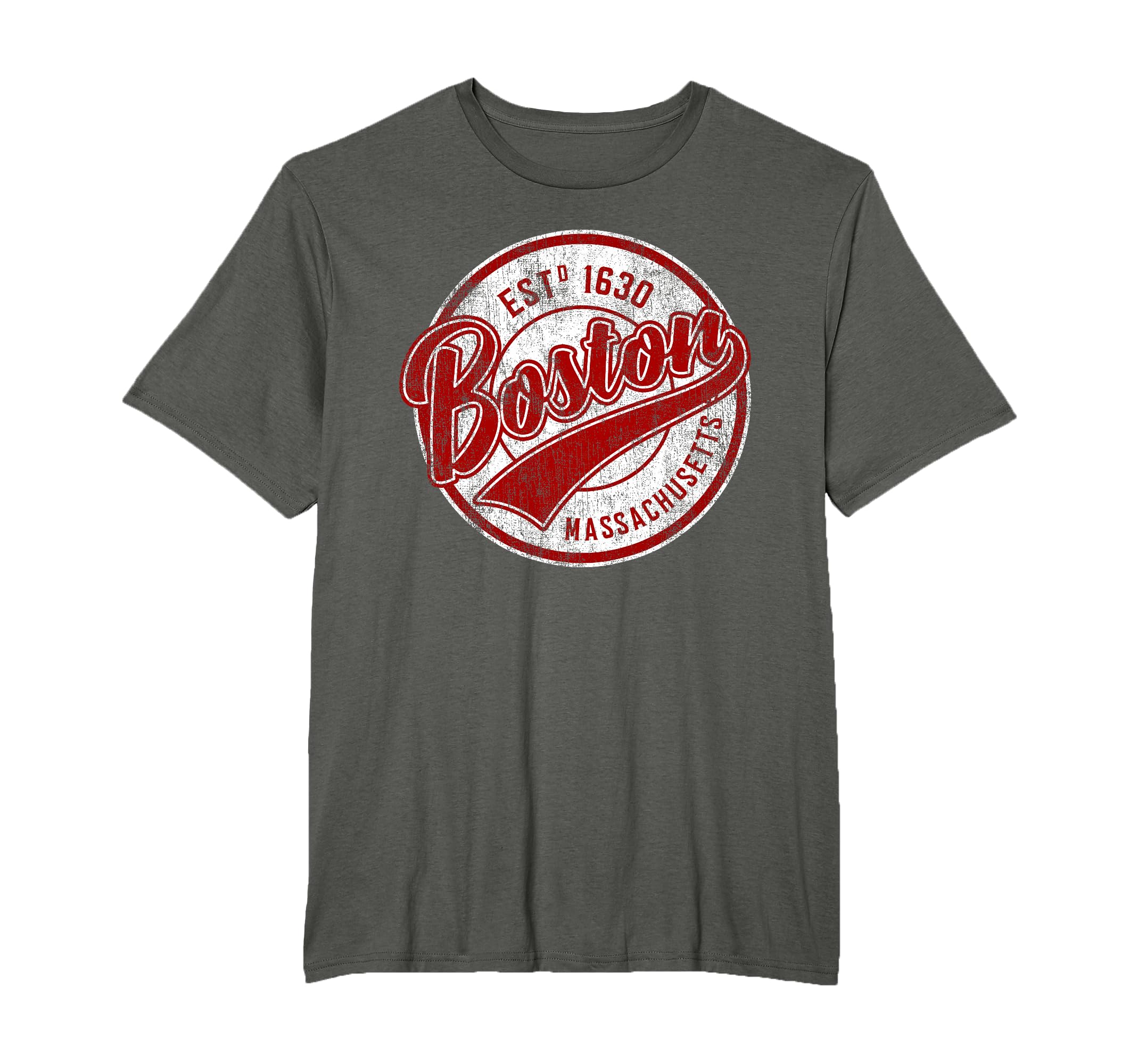 Distressed Boston Massachusetts Sports T-Shirt - Novelty Apparel Men Women