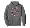 Soccer Ball Coquette Bow Game Day Hoodie - Aesthetic Graphic for Adults