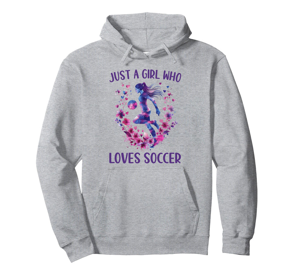 Just Who Loves Soccer Soccer Lovers Hoodie - Streetwear Style for Adults