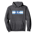 Kc 2 Letters Kansas City Kc Blue Hoodie - Custom Art Print Men Women