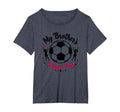 Soccer Sister My Brothers Biggest Fan T-Shirt - Novelty Apparel Unisex