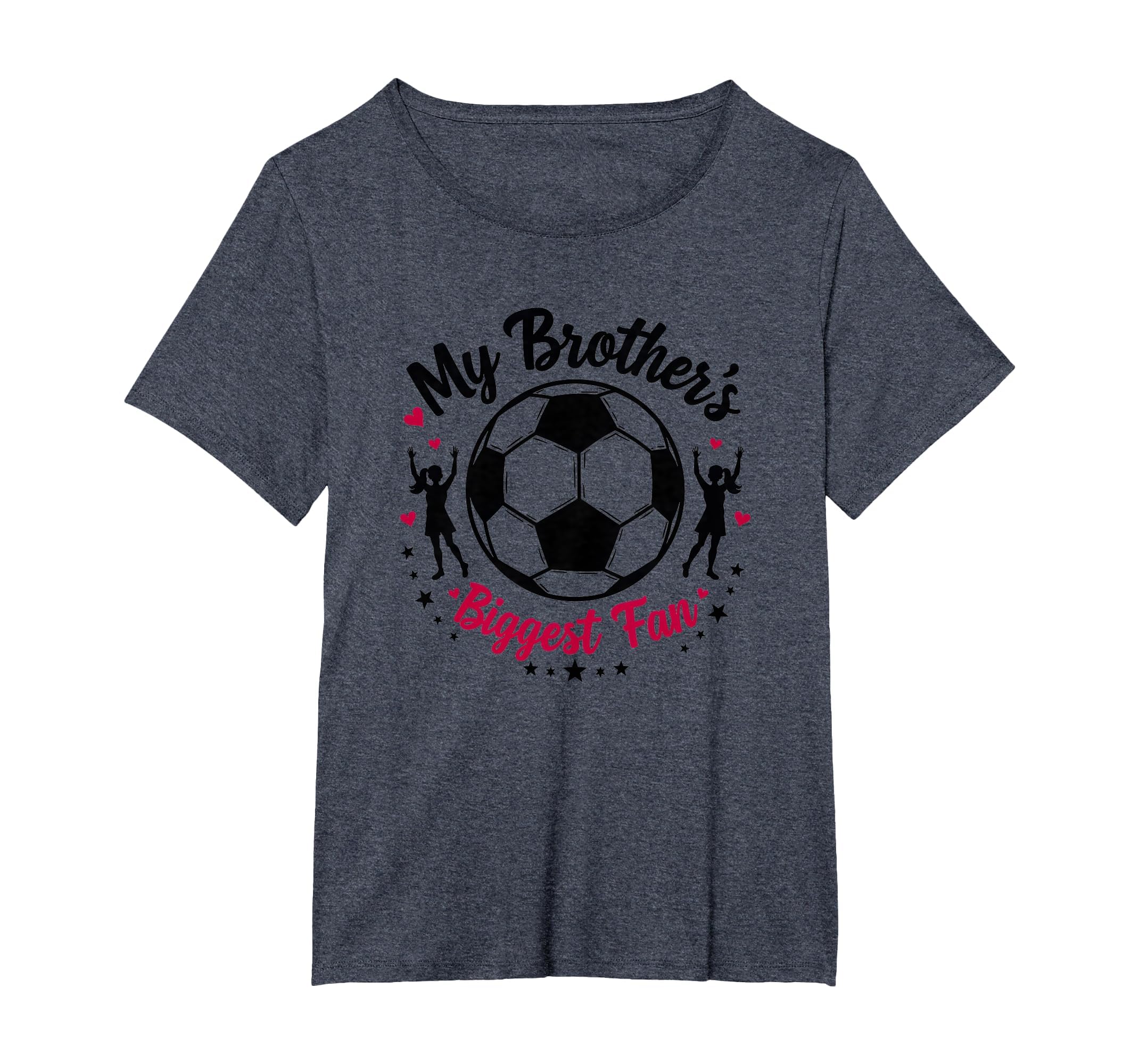 Soccer Sister My Brothers Biggest Fan T-Shirt - Novelty Apparel Unisex