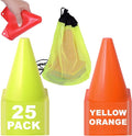 Cones for Sports Training, 7 Inches Tall & Visible, Durable and Easy to Handle Sports Cones, Ideal for All Kinds of Training Cones Activities and Field Practice Sport
