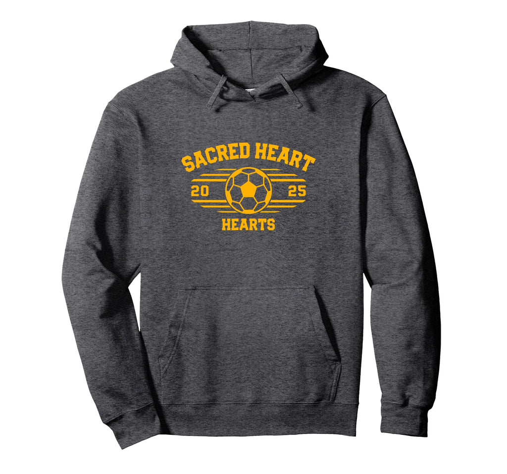 Sacred Heart Hearts Soccer Ball 2025 Hs Hoodie - Graphic Print Men Women