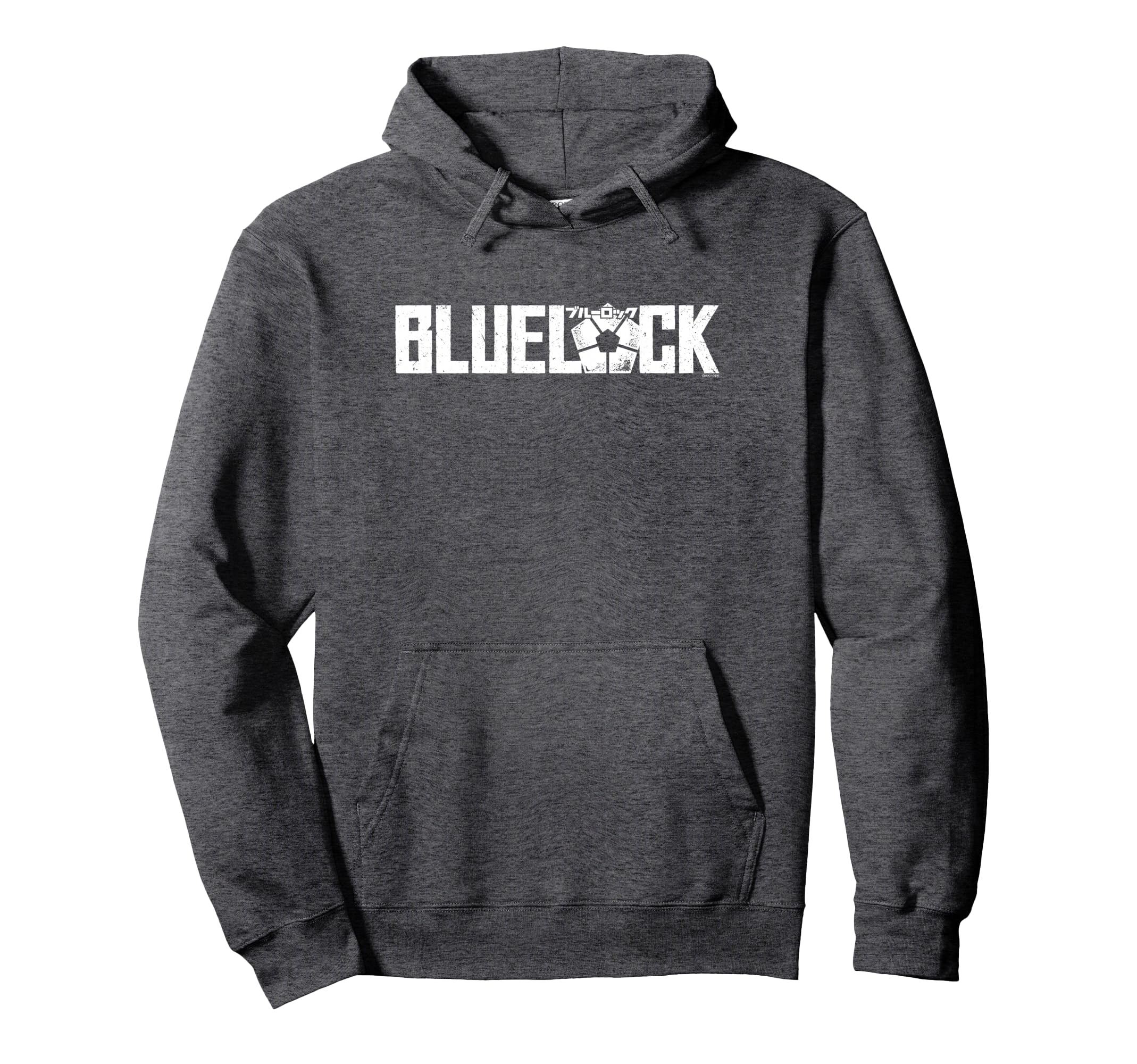 Blue Lock Epic White Bold Distressed Hoodie - Fun Novelty Design Unisex
