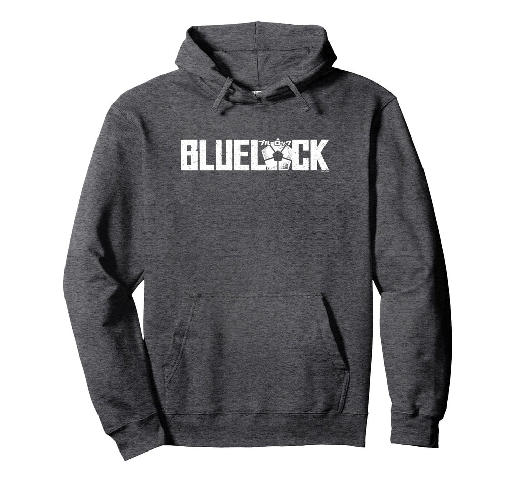 Blue Lock Epic White Bold Distressed Hoodie - Fun Novelty Design Men Women