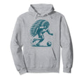Funny Native American Player Soccer Hoodie - Aesthetic Graphic Men Women