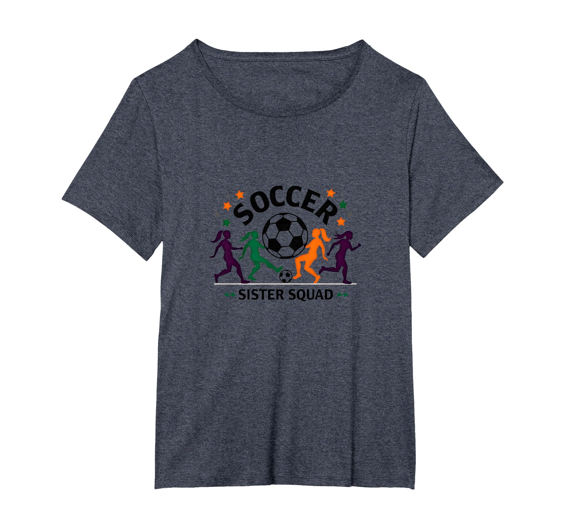 Soccer Sister Squad Team Spirit Sporty T-Shirt - Unique Graphic Unisex