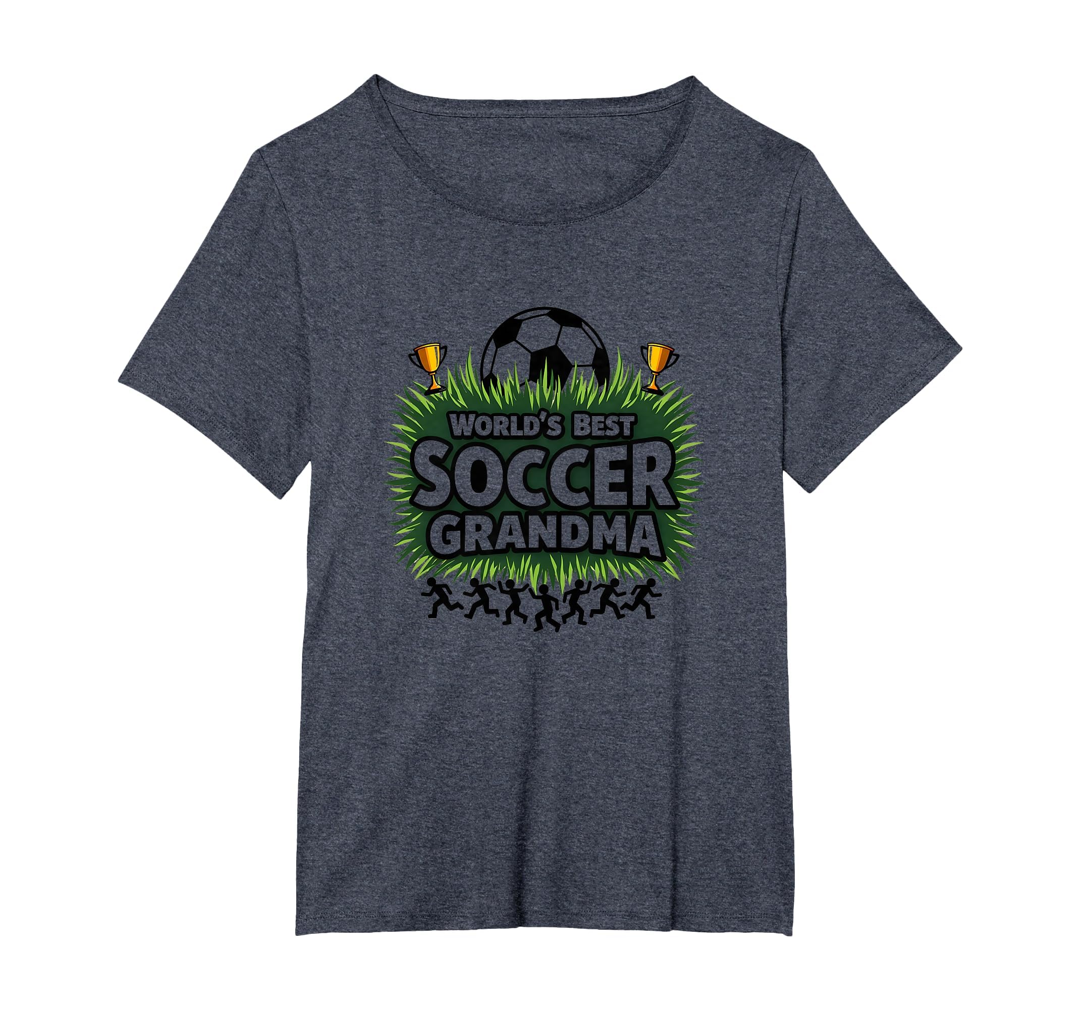 Worlds Best Soccer Grandma Champion Womens T-Shirt - Unique Graphic Unisex