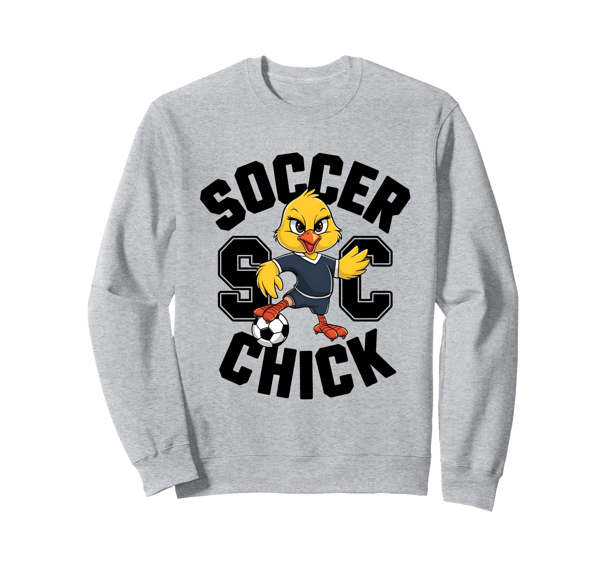Soccer Chick Soccer Player Soccer Sweatshirt - Streetwear Style for Adults