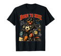 Rottweiler Ride Motorbike Love Footbal T-Shirt - Novelty Apparel Men Women