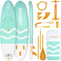 Inflatable Paddle Board for Adults with Accessories Included, Oar, Fins, Pump. Stand Up Paddleboard Great Stability and Resistance. 10’ x 33" x 5.9", Maximum Load 286 lb