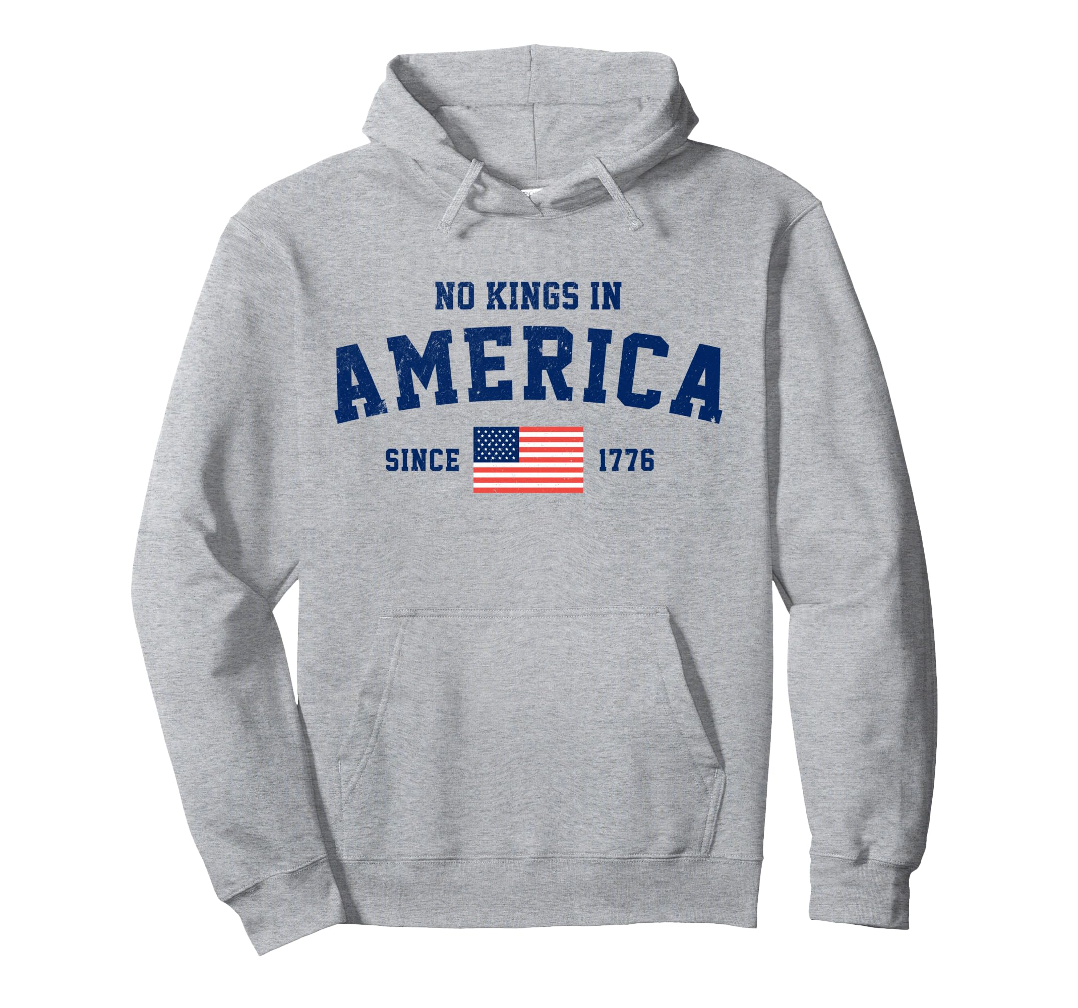 No Kings America Since 1776 Resist 4Th Hoodie - Graphic Print for Adults