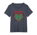 My Heart Is That Field Soccer Fan T-Shirt - Unique Graphic Men Women