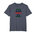 Eat Sleep Soccer Repeat Funny Sports T-Shirt - Casual Everyday Wear Unisex