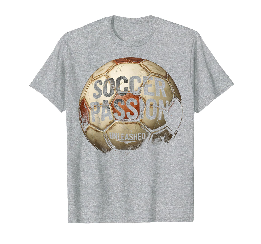 Soccer Passion Unleashed Football T-Shirt - Minimalist Print Unisex