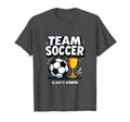 Team Soccer Always Winning Athletic T-Shirt - Minimalist Print Men Women