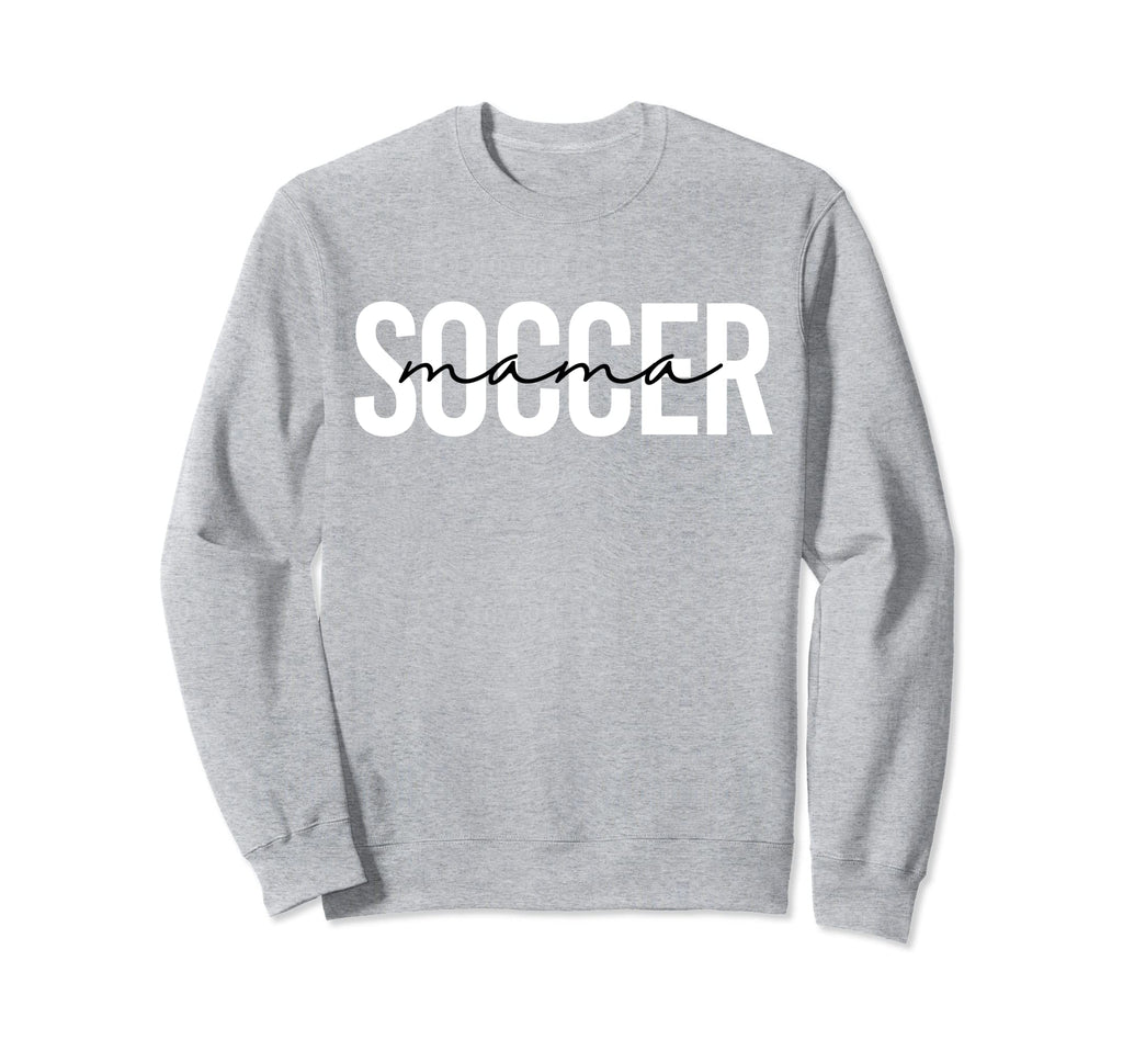 Soccer Mama Trendy Womens Mom Sweatshirt - Unique Graphic Men Women