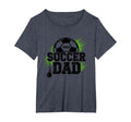 Proud Soccer Dad Whistle Sports Fan T-Shirt - Unique Graphic for Adults