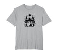 Soccer Coach Soccer Is Life Rest Is T-Shirt - Custom Art Print Men Women
