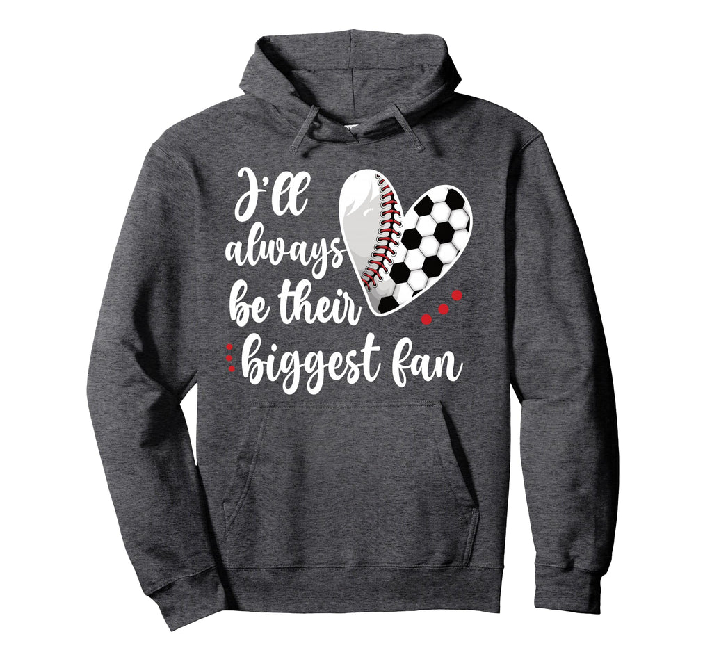 Huge Fan Soccer Baseball Player Mama Hoodie - Casual Everyday Wear Unisex