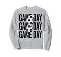 Womens Soccer Mom Leopard Game Sweatshirt - Minimalist Print for Adults