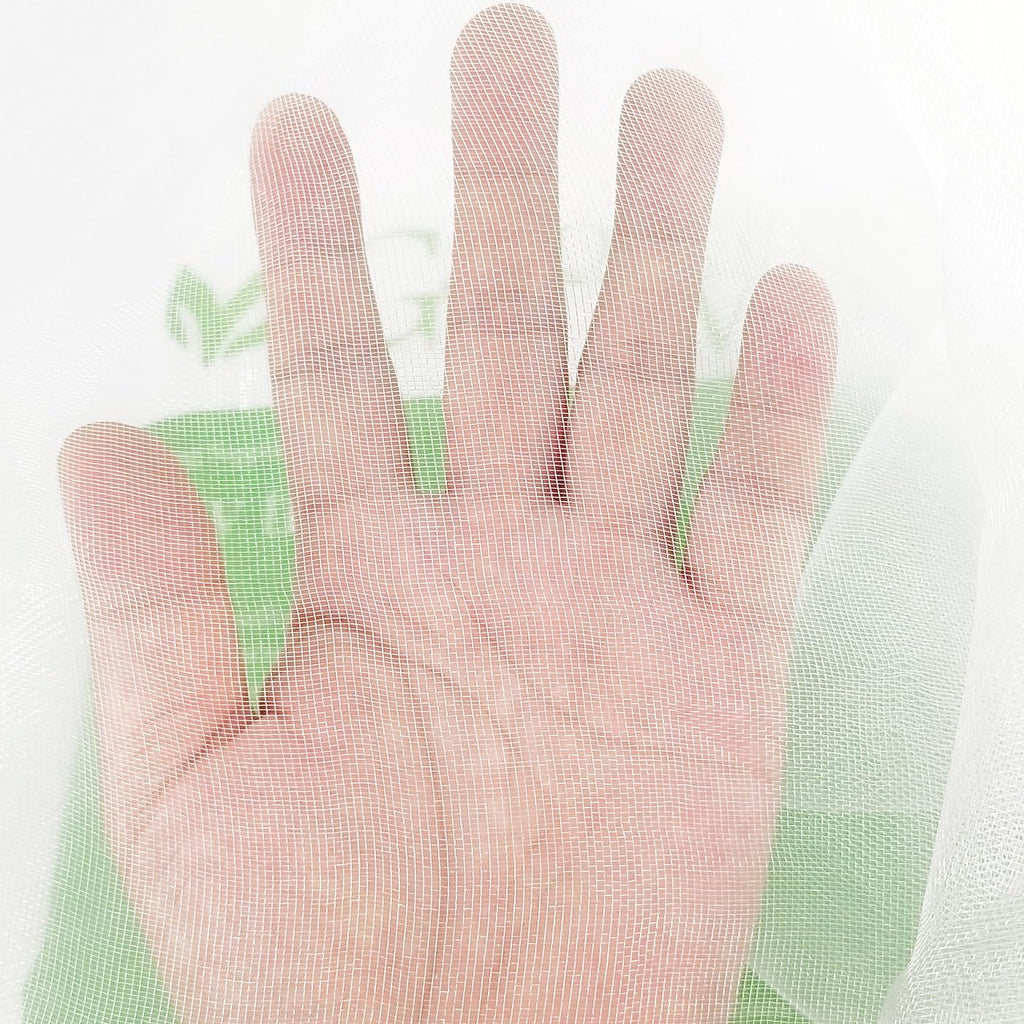 10x10Ft Mosquito Bug Insect Bird Fine Mesh Net Barrier Hunting Blind Garden Screen Netting for Protect Your Plant Fruits Flower