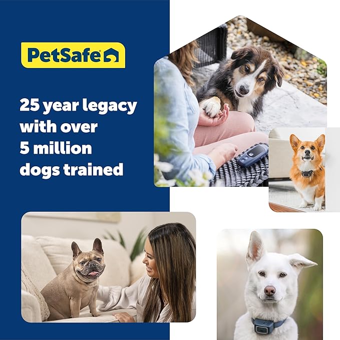 PetSafe Core Dog Trainer with Remote – Waterproof Training Collar – 1000 Foot Range – Tone, Vibration and 15 Levels of Static