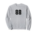 Number 88 80S 90S Soccer Team Sweatshirt - Novelty Apparel Men Women