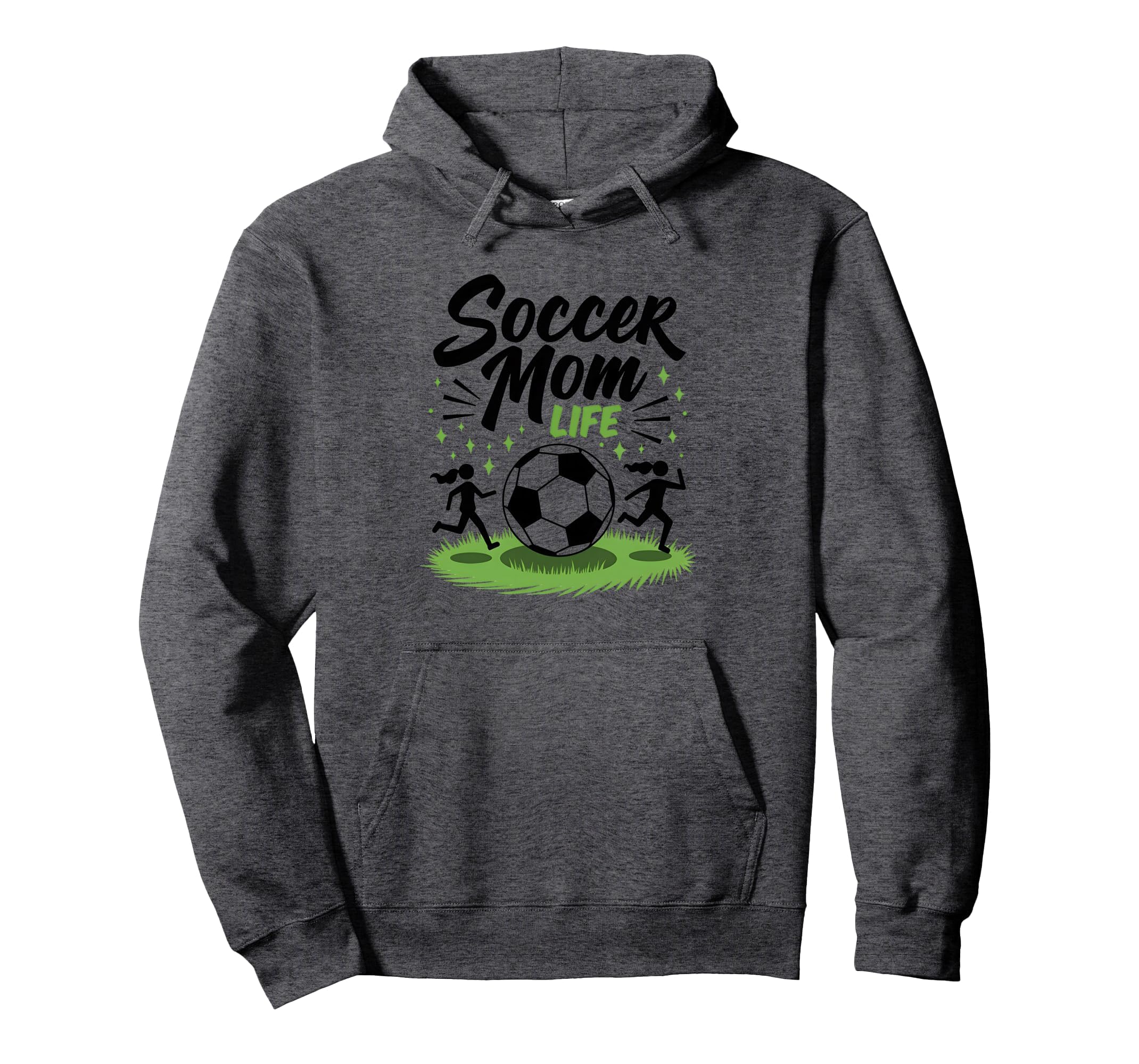 Soccer Mom Life Proud Parent Team Sweatshirt - Casual Everyday Wear Unisex