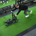 Yescom Sports Sled Strips Turf Gym Turf Flooring for Weight Sled Push Gym Equipment Outdoor Indoor Use 50'x3'x2PCS(300 Sq.Ft) 0.8" H