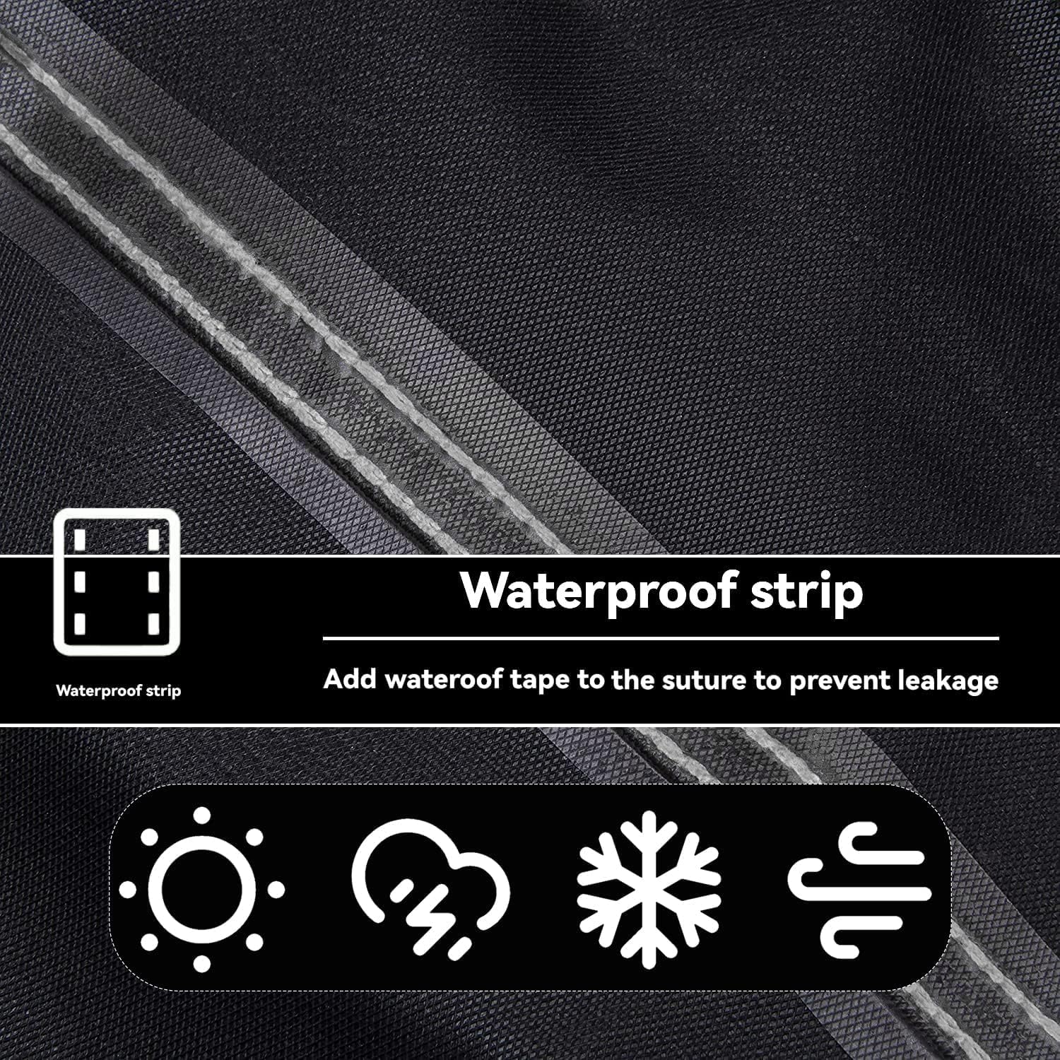 Outdoor Dining Cart Cover - 54"x23"x35" Heavy Duty Waterproof Cover for Keter Unity XL Portable Cabinet Bar, Coverage Includes Outdoor Utility Cart,Tabletop Griddle and Propane Tank