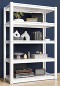 Raybee 72''H Garage Shelving Heavy Duty Storage Shelves Load 2010LBS Adjustable 5 Tier Metal Shelving White Garage Sheves Pantry Shelf for Kitchen Closet 72''H*31.7''W*16.3''D
