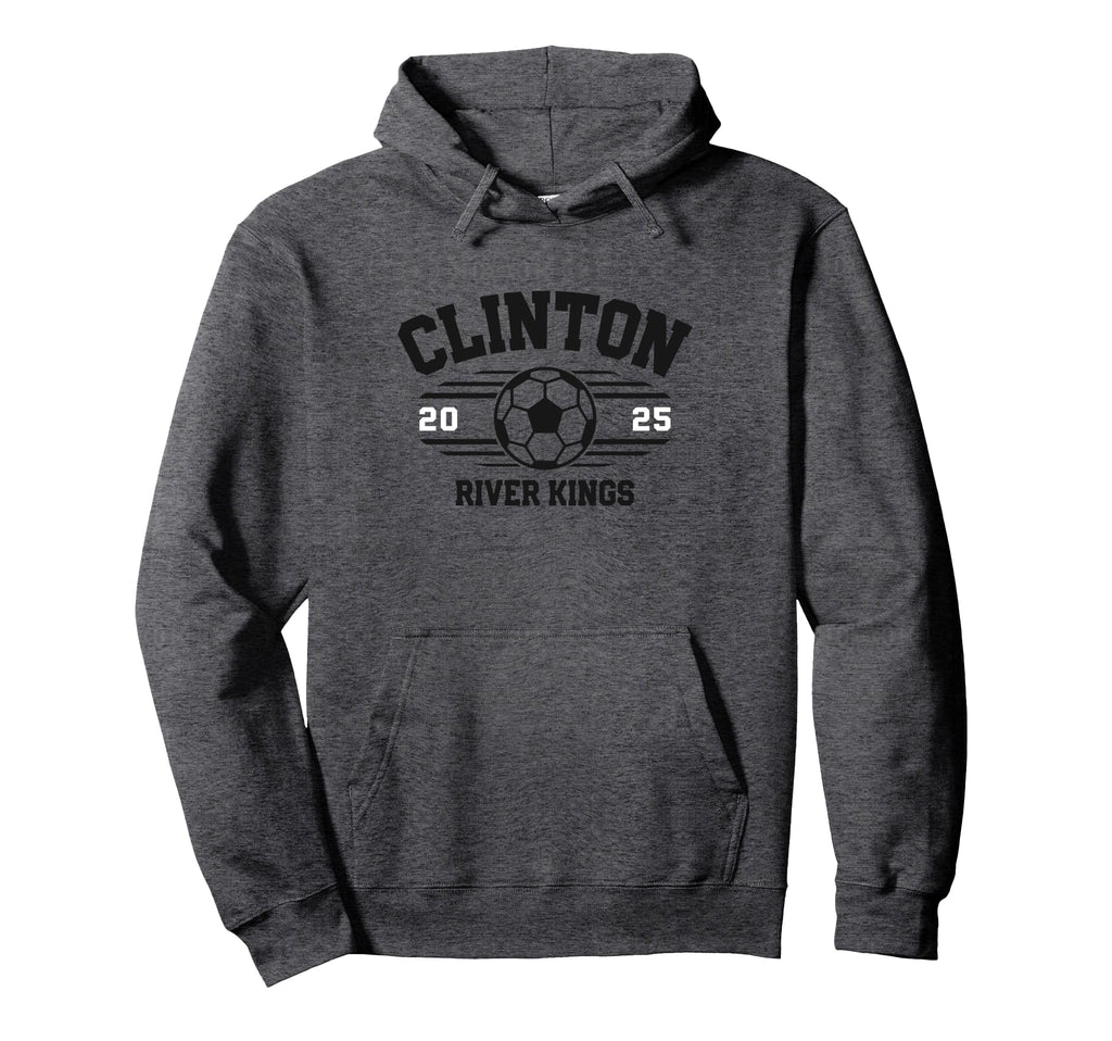 Clinton River Kings Soccer Ball 2025 Hoodie - Graphic Print for Adults