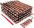 ValueBull Bully Sticks for Dogs, Medium 12 Inch, 100 Count - All Natural, Grass Fed, Single Ingredient, Long Lasting Dog Treats