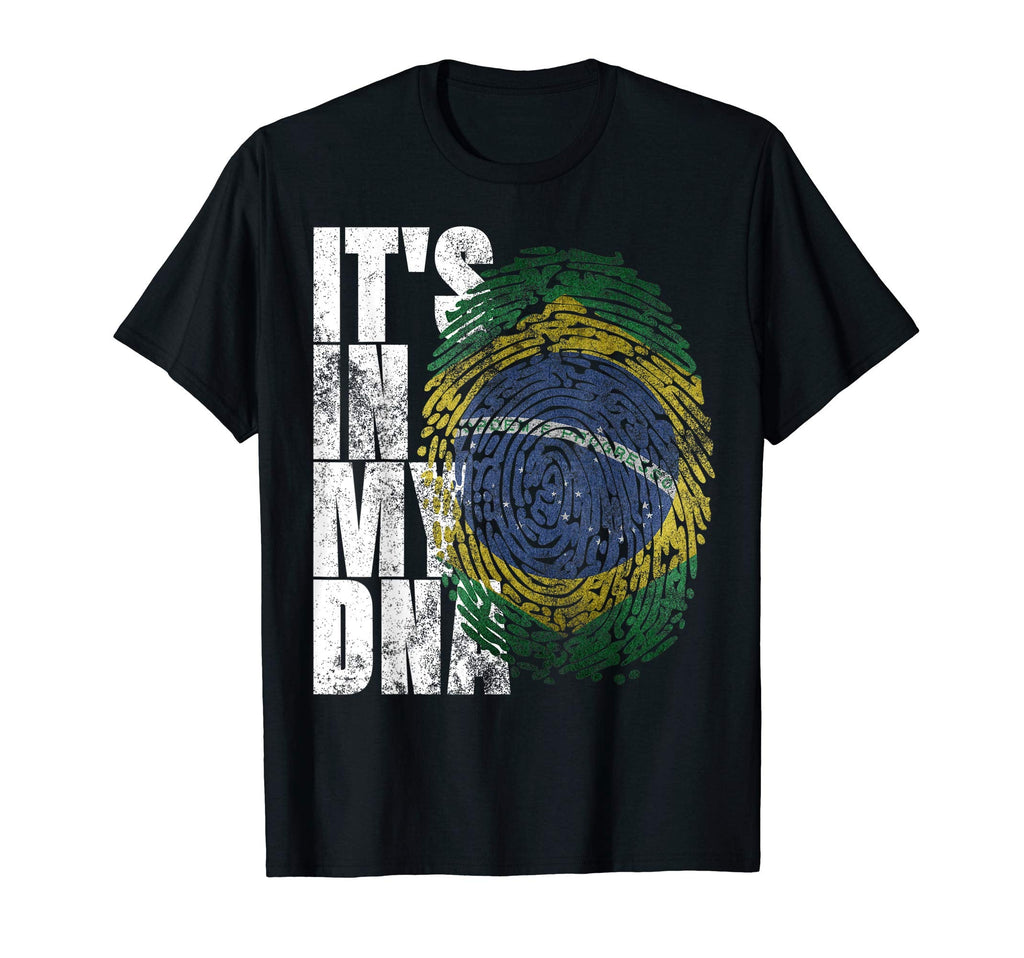 Its My Dna Brazilian Football Gift T-Shirt - Fun Novelty Design Unisex