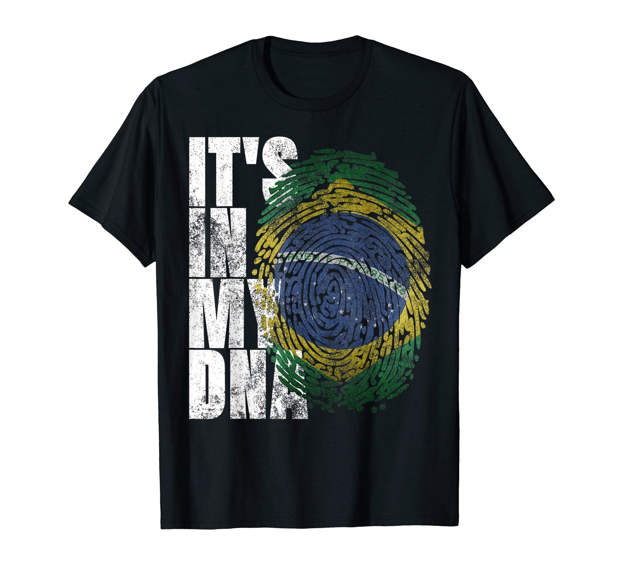 Its My Dna Brazilian Football Gift T-Shirt - Fun Novelty Design Unisex