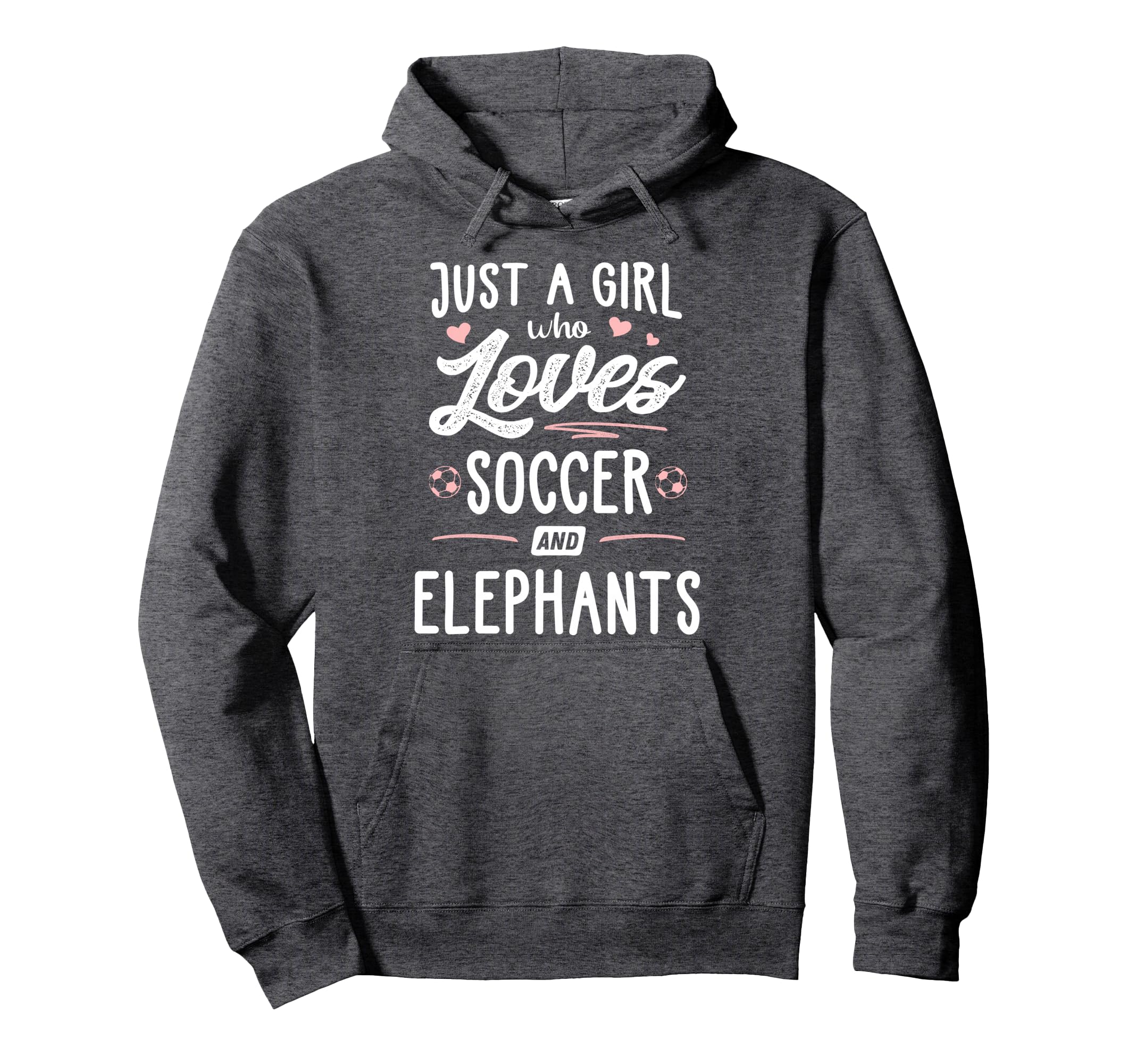 Just Who Loves Soccer And Elephants Hoodie - Custom Art Print Men Women