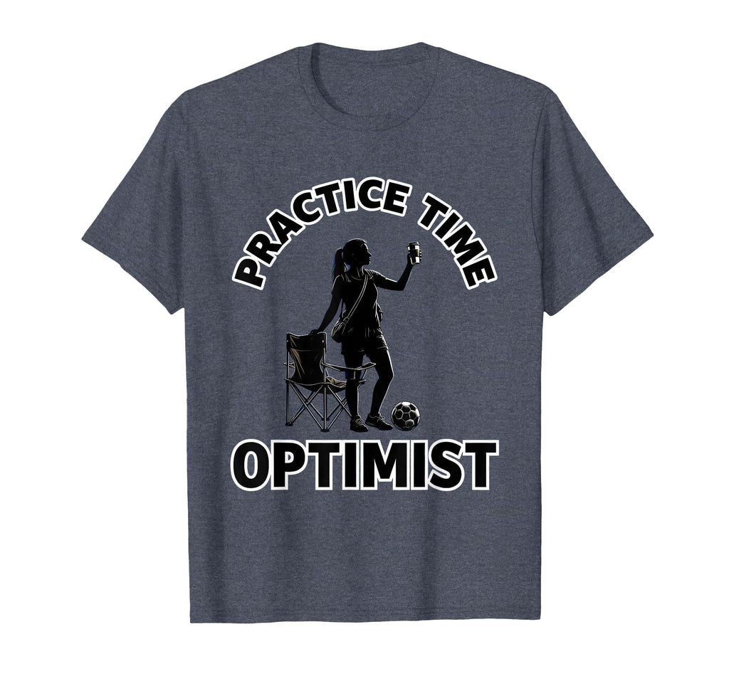 Soccer Mom Practice Time Optimist T-Shirt - Custom Art Print for Adults