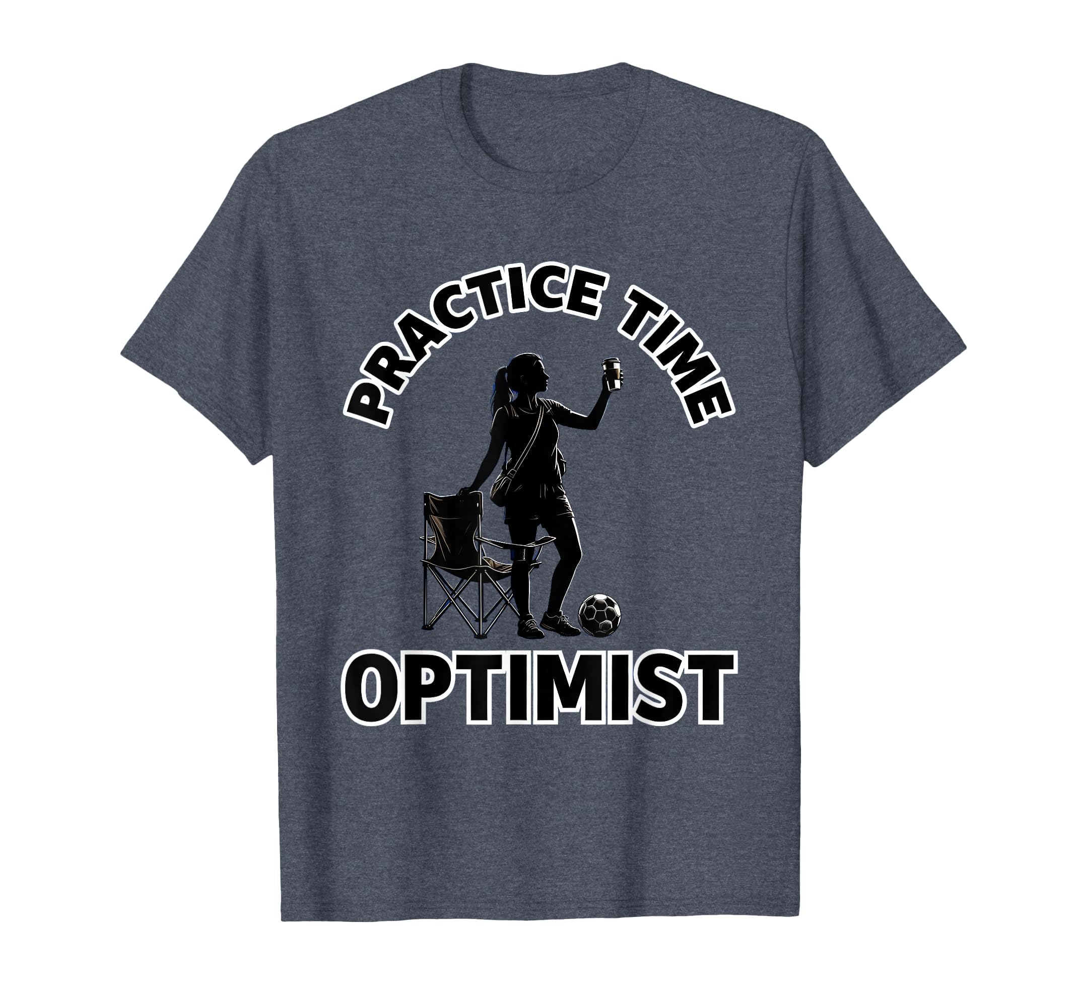 Soccer Mom Practice Time Optimist T-Shirt - Custom Art Print for Adults