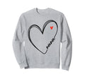 Neenee Heart Mom Mothers Day Sweatshirt - Novelty Apparel Unisex