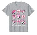 Soccer Player Soccer Coquette Bow T-Shirt - Custom Art Print Men Women