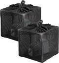 Fineday Pond Filter, Anti-Clogging Cube Outdoor Mesh Water Pump Barrier Bag Box Basket (5" x 2 Pack)