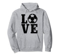 Soccer Player Love Soccer Hoodie - Minimalist Print Unisex