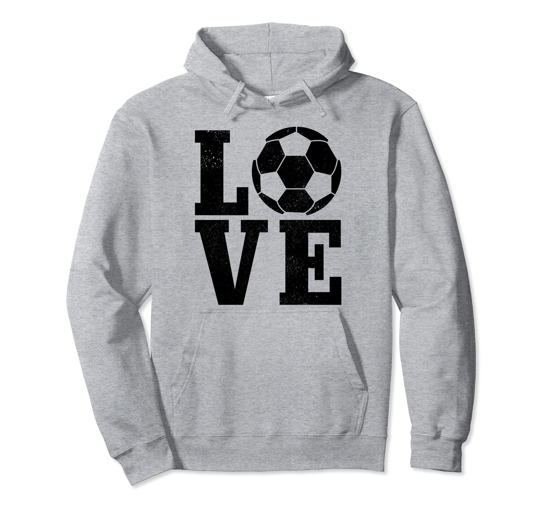 Soccer Player Love Soccer Hoodie - Minimalist Print Unisex